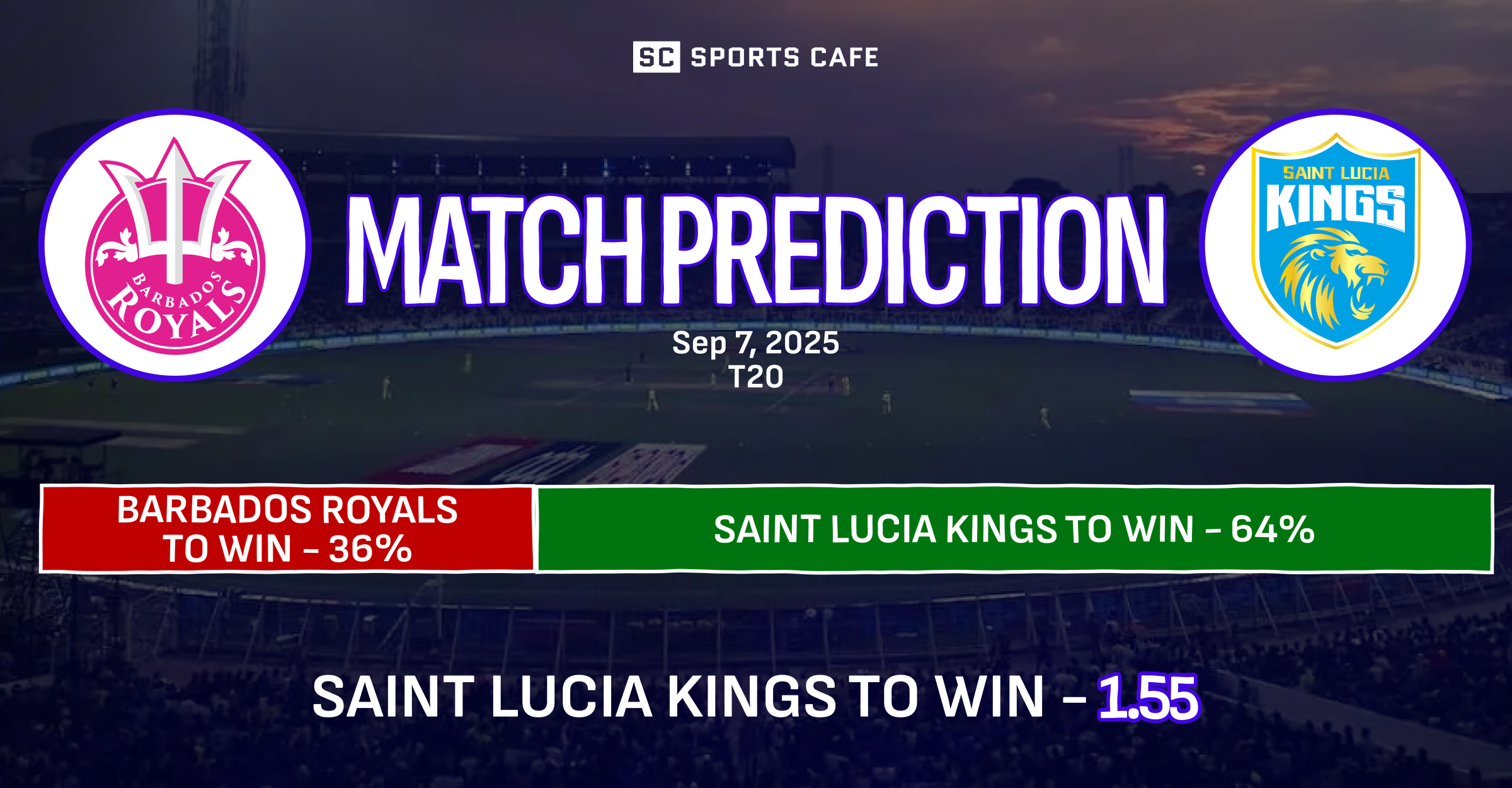 Barbados Royals vs Saint Lucia Kings